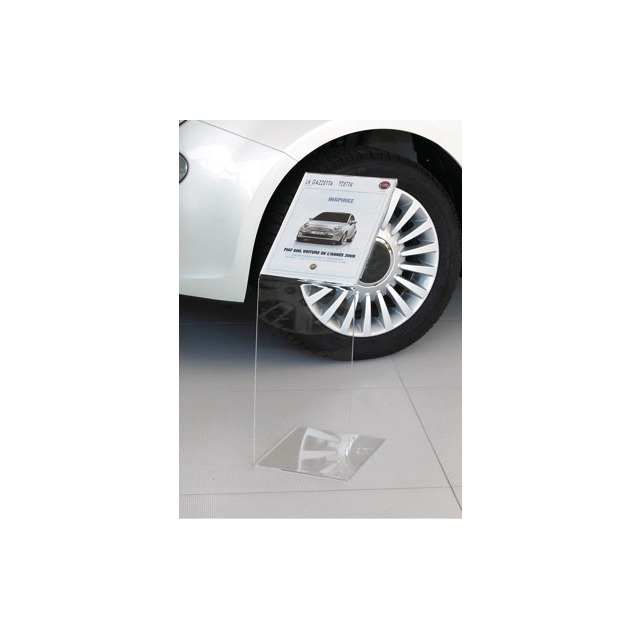 Porte Visuel A4 sur Pied Transparent référence fournisseur 9030119